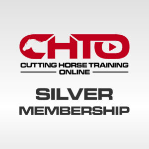 Illustration of a Silver Membership with Cutting Horse Training Online